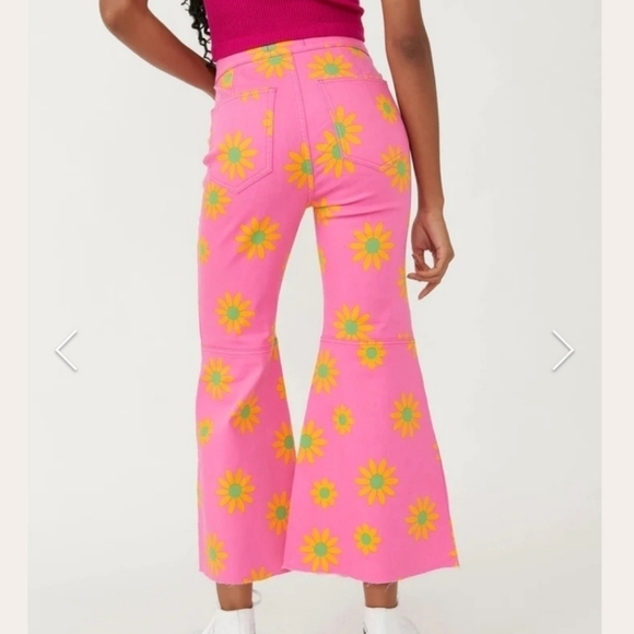 FREE PEOPLE YOUTHQUAKE PRINTED CROPS IN LIPSTICK COMBO•31 - Picture 7 of 9